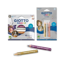 Giotto Set de 6 Lápices Cosméticos Make Up Colores Metálicos