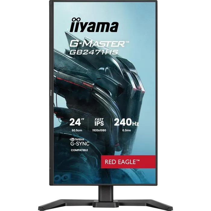 Iiyama G-Master GB2471HS-B1 Monitor Gaming 23,8 Pulgadas 240 Hz Full HD Iiyama G-Master GB2471HS-B1 Monitor Gaming 23,8 Pulgadas 240 Hz Full HD