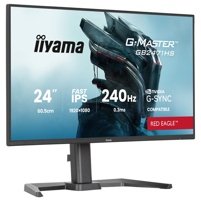 iiyama G-Master GB2471HS-B1 Red Eagle 23.8 Full HD Fast IPS 240Hz Black iiyama G-Master GB2471HS-B1 Red Eagle 23.8 Full HD Fast IPS 240Hz Black