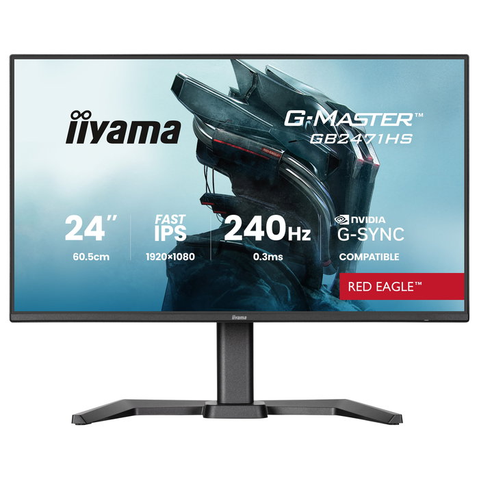 iiyama G-Master GB2471HS-B1 Red Eagle 23.8 Full HD Fast IPS 240Hz Black iiyama G-Master GB2471HS-B1 Red Eagle 23.8 Full HD Fast IPS 240Hz Black