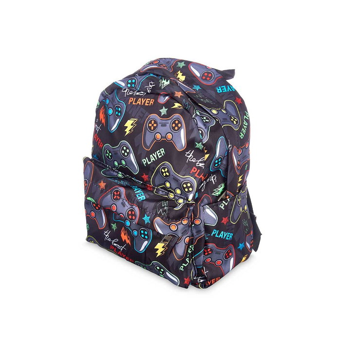 Mochila Escolar Pincello Games Multicolor 28 x 12 x 22 cm 22 x 28 x 12 cm (12 Unidades) Mochila Escolar Pincello Games Multicolor 28 x 12 x 22 cm 22 x 28 x 12 cm (12 Unidades)