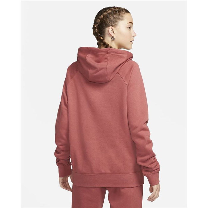 Sudadera con Capucha Mujer Nike Essential Rojo Carmesí Sudadera con Capucha Mujer Nike Essential Rojo Carmesí