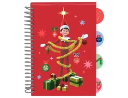 Safta Cuaderno A5 Santaverse Elf On the Shelf con Tapas Duras