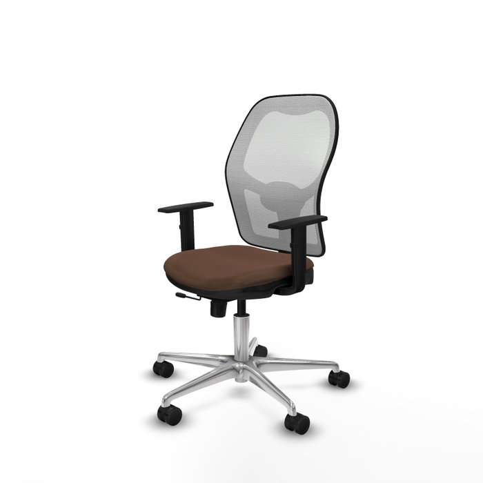 PIQUERAS Y CRESPO Silla de oficina Jorquera Marrón y Blanco
