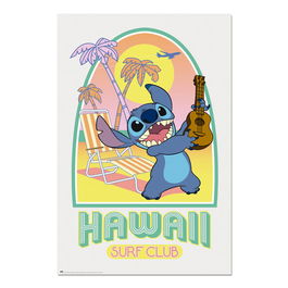 ERIK Poster Hawaii Club Surf Stitch Disney 91,5x61cm