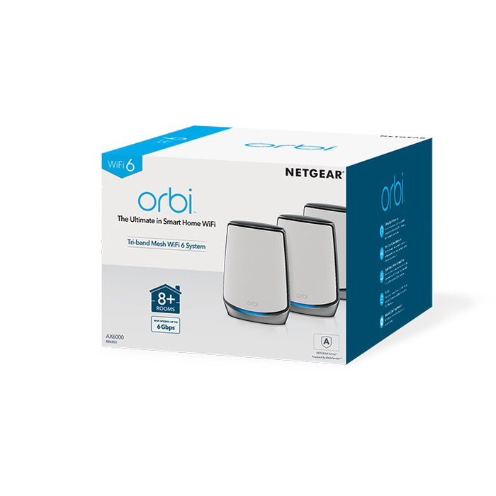 NETGEAR Orbi RBK853-100EUS (Router y 2 Extensores) NETGEAR Orbi RBK853-100EUS (Router y 2 Extensores)