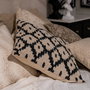 Cojín Blanco y Negro Algodón / Poliéster 45 X 45 cm (Set de 2)