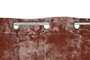 DKD Home Decor Cortina de Poliéster Rosa Palo 140x260 con 8 Anillas