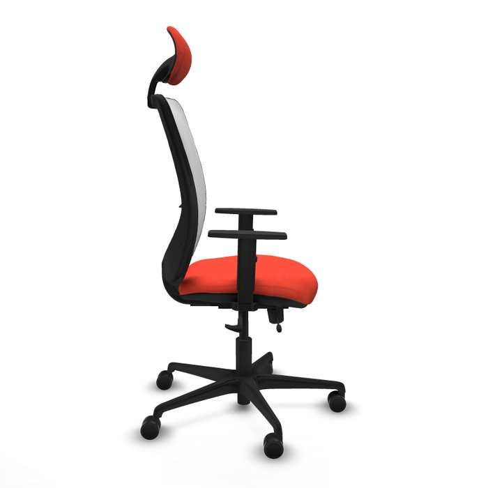 PIQUERAS Y CRESPO Silla de oficina Zulema Naranja oscuro y Blanco PIQUERAS Y CRESPO Silla de oficina Zulema Naranja oscuro y Blanco