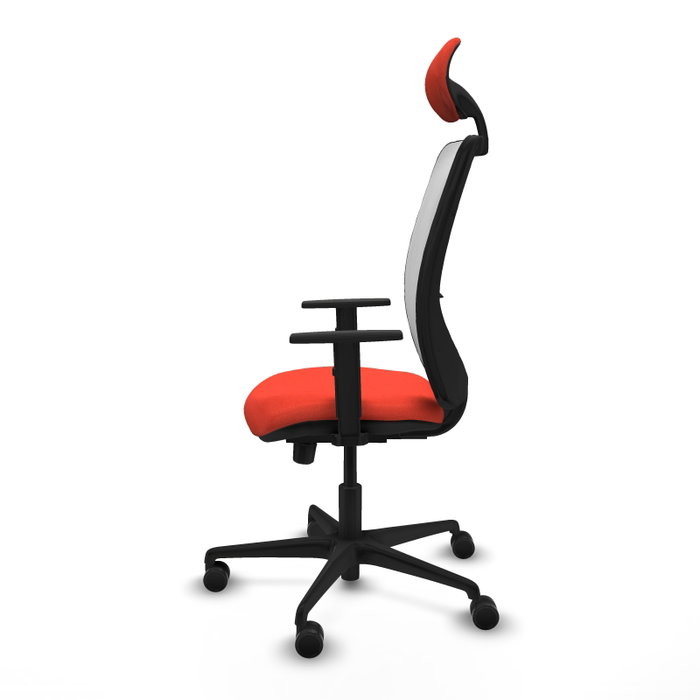 PIQUERAS Y CRESPO Silla de oficina Zulema Naranja oscuro y Blanco PIQUERAS Y CRESPO Silla de oficina Zulema Naranja oscuro y Blanco