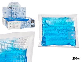 Leknes Acumulador de Frío 200 ml, para Conservar Alimentos, Dimensiones 14x2x12.5 cm, Color Azul (Set de 48)