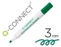 Q-connect Rotulador para Pizarra Blanca Punta Redonda Color Verde Trazo 3 mm