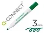 Q-connect Rotulador para Pizarra Blanca Punta Redonda Color Verde Trazo 3 mm