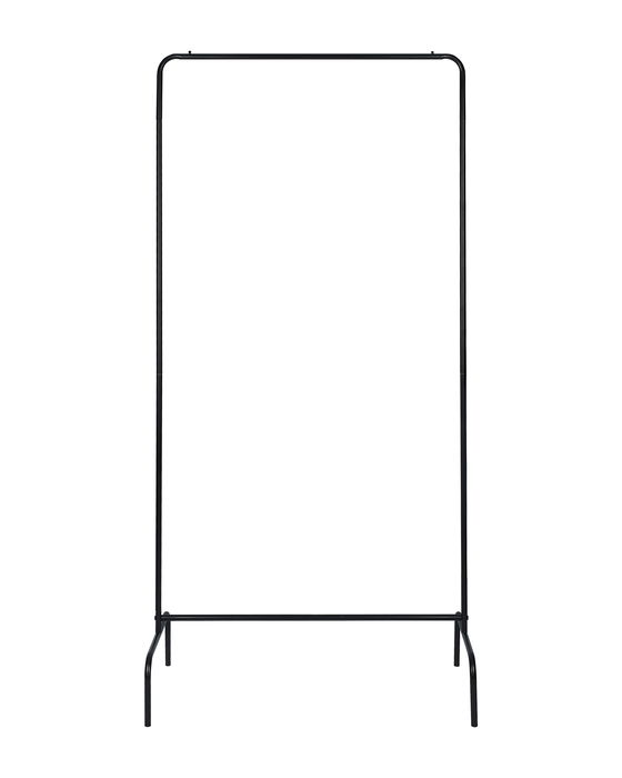 Confortime Perchero Metálico Negro Mate 80 x 40 x 160 cm (6 Unidades)