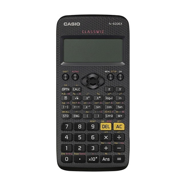 Casio FX-82DE X Calculadora Científica 12 Dígitos Pantalla LCD Negro Batería