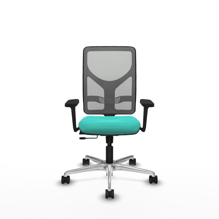 PIQUERAS Y CRESPO Silla de oficina Motilla con mecanismo Sincro/Traslack, Turquesa y Gris PIQUERAS Y CRESPO Silla de oficina Motilla con mecanismo Sincro/Traslack, Turquesa y Gris