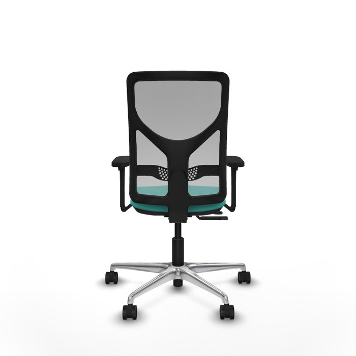 PIQUERAS Y CRESPO Silla de oficina Motilla con mecanismo Sincro/Traslack, Turquesa y Gris PIQUERAS Y CRESPO Silla de oficina Motilla con mecanismo Sincro/Traslack, Turquesa y Gris
