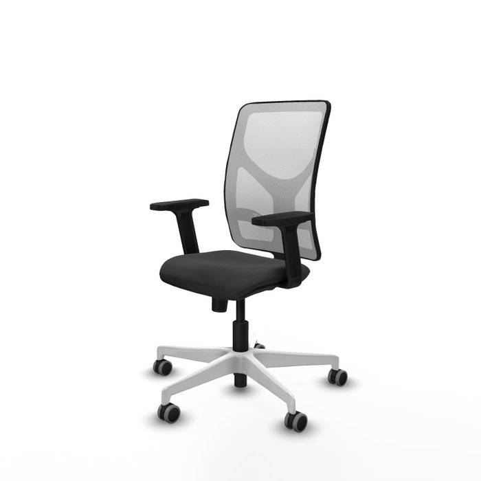 PIQUERAS Y CRESPO Silla de oficina Motilla con mecanismo Sincro, Gris oscuro y Blanco PIQUERAS Y CRESPO Silla de oficina Motilla con mecanismo Sincro, Gris oscuro y Blanco