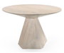 DKD Home Decor Mesa Redonda de Comedor Mango 120x120x77