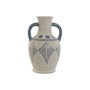 DKD Home Decor Jarrón de Cerámica Rugosa Crudo con Asa