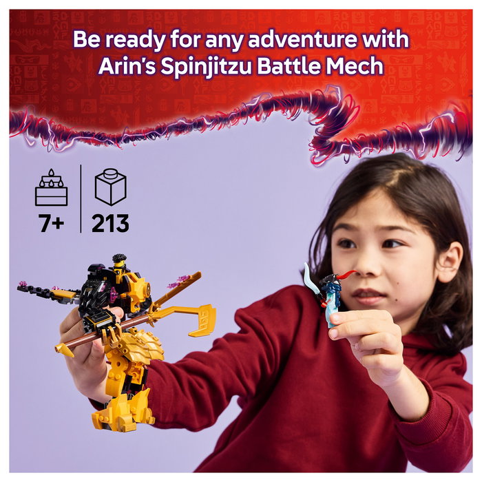 LEGO NINJAGO Meca de Batalla Spinjitzu de Arin 71839 LEGO NINJAGO Meca de Batalla Spinjitzu de Arin 71839
