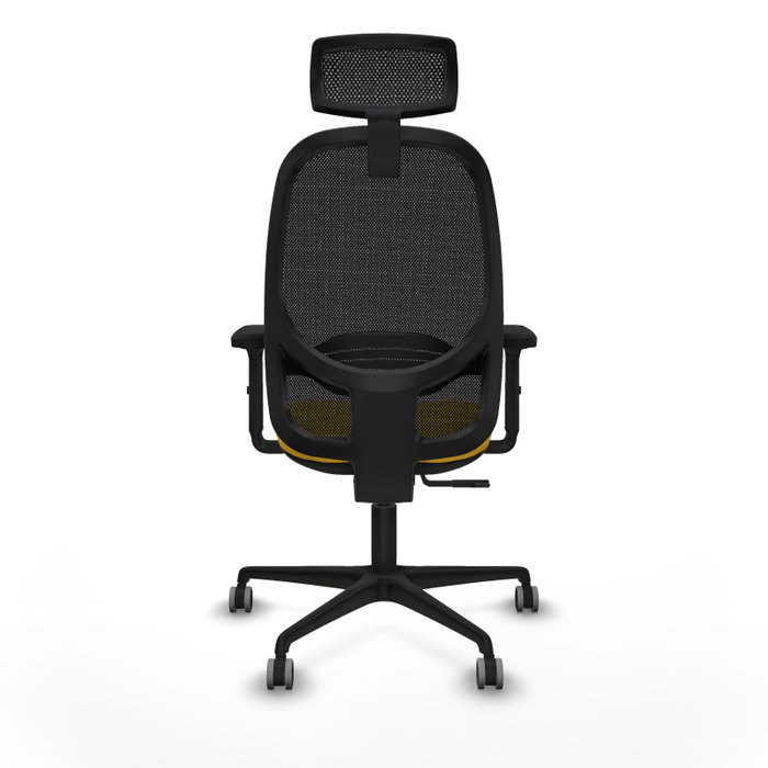 PIQUERAS Y CRESPO Silla de oficina Cilanco con mecanismo Sincro, Amarillo y Negro PIQUERAS Y CRESPO Silla de oficina Cilanco con mecanismo Sincro, Amarillo y Negro