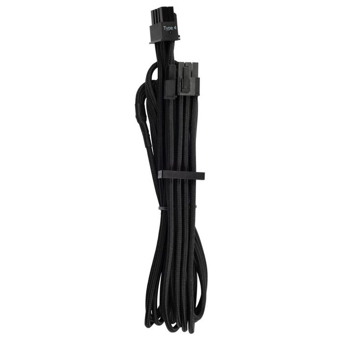 Corsair Cables PCIe Sleeved Premium Type 4 Gen 4 Negro para Fuentes de Alimentación Tipo 4 Corsair Cables PCIe Sleeved Premium Type 4 Gen 4 Negro para Fuentes de Alimentación Tipo 4