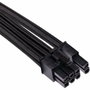 Corsair Cable PCIe Premium Tipo 4 Gen 4 Negro Conector Simple