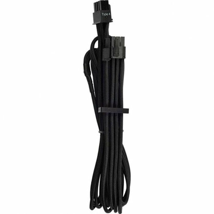 Corsair Cable PCIe Premium Tipo 4 Gen 4 Negro Conector Simple Corsair Cable PCIe Premium Tipo 4 Gen 4 Negro Conector Simple