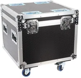 Algamlight Flight Case para 1 Nebel 2000 Abs con Ruedas y Compartimento para Accesorios en Madera y Espuma