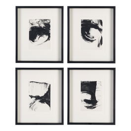 Cuadro Pintura Abstracto 4/M 50 X 60 cm (Set de 4)