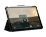 Urban Armor Gear Funda Plyo para iPad Air 2022 (5ª Generación) de 27.7 cm / 10.9 pulgadas - Negro Metálico con Modo Espera y Portabolígrafo