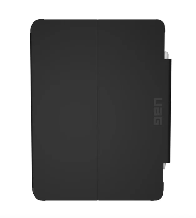 Urban Armor Gear Funda Plyo para iPad Air 2022 (5ª Generación) de 27.7 cm / 10.9 pulgadas - Negro Metálico con Modo Espera y Portabolígrafo
