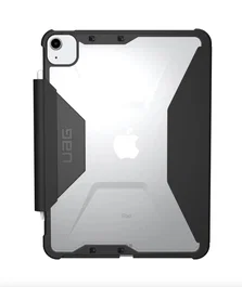 Urban Armor Gear Funda Plyo para iPad Air 2022 (5ª Generación) de 27.7 cm / 10.9 pulgadas - Negro Metálico con Modo Espera y Portabolígrafo