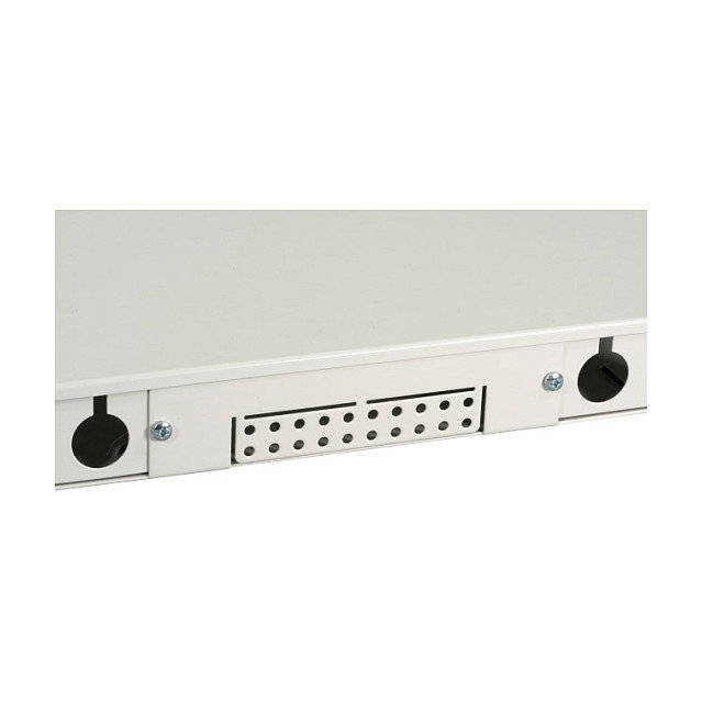 EFB Elektronik Spleißbox ausziehbar 1HE sin frontal, sin equipar, gris