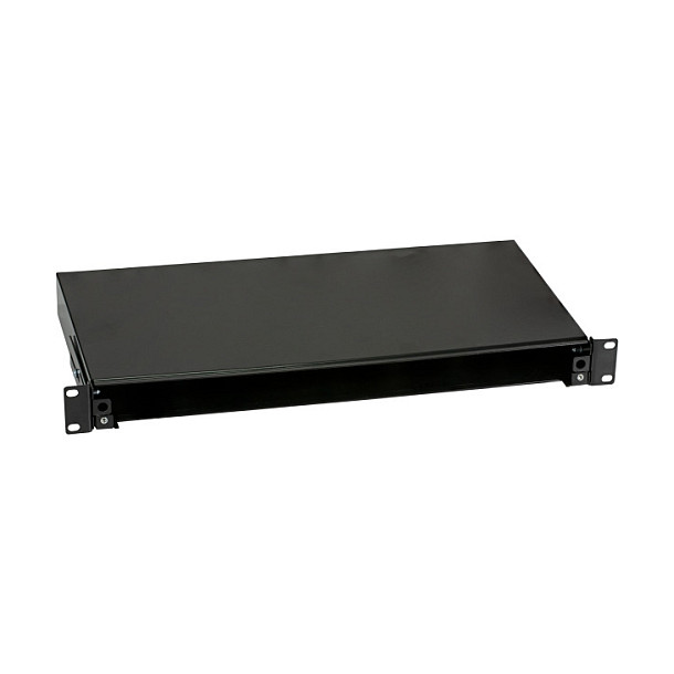 EFB Elektronik Spleißbox ausziehbar 1HE sin frontal, sin equipar, gris