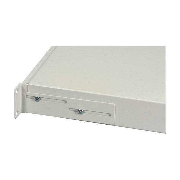EFB Elektronik Spleißbox ausziehbar 1HE sin frontal, sin equipar, gris