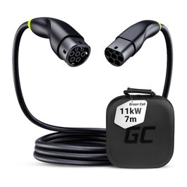 Green Cell Cable de Carga para Vehículo Eléctrico Snap Type 2 11 kW 7 m