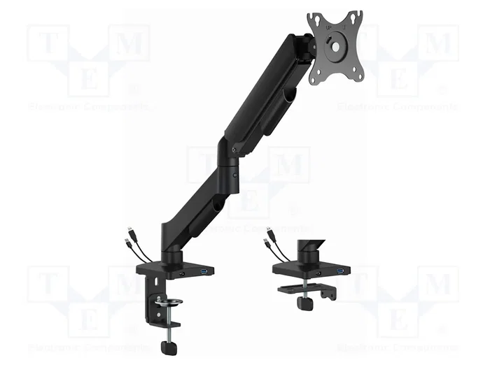 Gembird MA-DA1U-01 Soporte para Monitor de Escritorio Negro con Puertos USB Gembird MA-DA1U-01 Soporte para Monitor de Escritorio Negro con Puertos USB