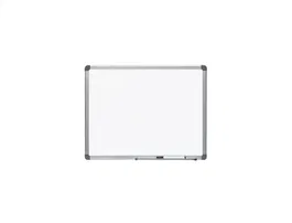 Rocada Pizarra Blanca Lacada Magnética con Marco de Aluminio y Cantoneras para Uso Frecuente 45x60 cm