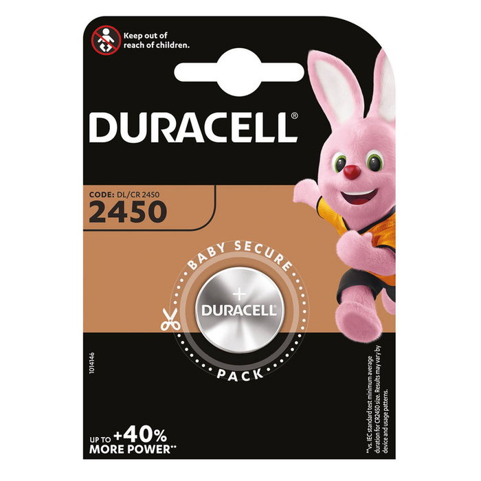 Duracell Pila de litio CR2450 Blister 1 Duracell Pila de litio CR2450 Blister 1