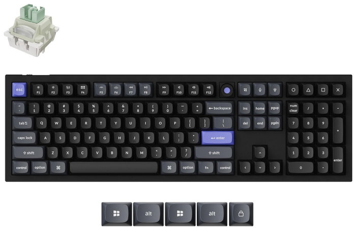 Keychron Q6HW-M1 Teclado Mecánico Full Size Magnético Negro USB-C RGB 108 Teclas Keychron Q6HW-M1 Teclado Mecánico Full Size Magnético Negro USB-C RGB 108 Teclas