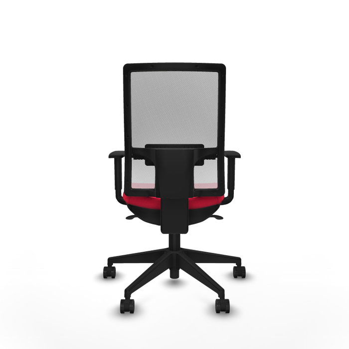 PIQUERAS Y CRESPO Silla de oficina Horna con mecanismo Sincro, Rojo y Blanco PIQUERAS Y CRESPO Silla de oficina Horna con mecanismo Sincro, Rojo y Blanco