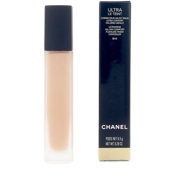 Chanel Ultra Le Teint Le Correcteur #B40 - Corrector Líquido de Alta Cobertura y Larga Duración 12H, Resistente al Agua, 8.5 g Chanel Ultra Le Teint Le Correcteur #B40 - Corrector Líquido de Alta Cobertura y Larga Duración 12H, Resistente al Agua, 8.5 g