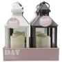 Day Farolillo con vela LED recargable 10x10x24cm