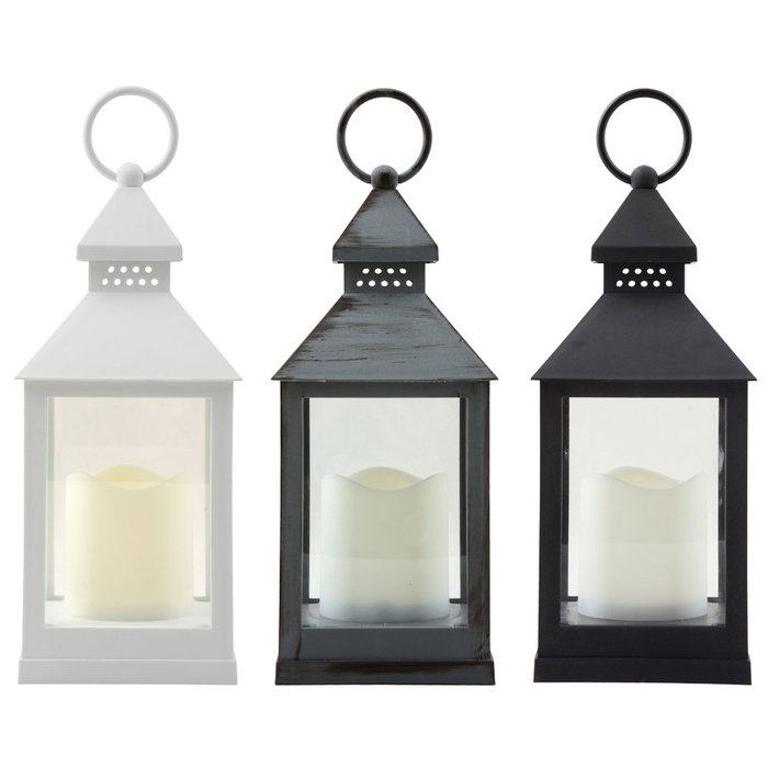 Day Farolillo con vela LED recargable 10x10x24cm