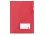 Liderpapel Carpeta dossier A4 con uñero, tarjetero y solapa interior - Rojo