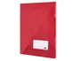 Liderpapel Carpeta dossier A4 con uñero, tarjetero y solapa interior - Rojo