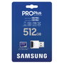 Samsung MB-MD512S Tarjeta MicroSDXC 512 GB UHS-I Clase 10 Velocidad V30 A2