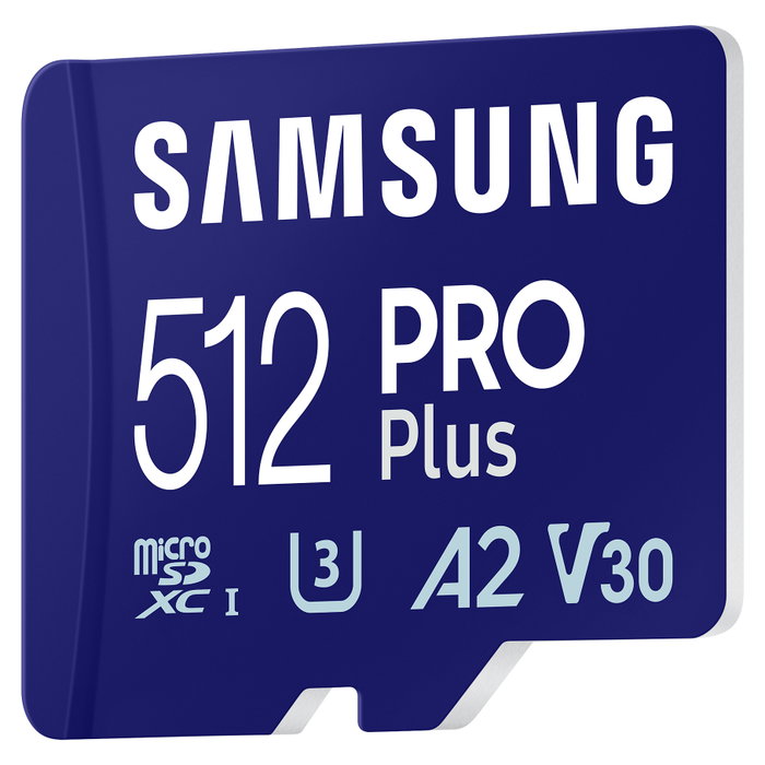 Samsung MB-MD512S Tarjeta MicroSDXC 512 GB UHS-I Clase 10 Velocidad V30 A2
